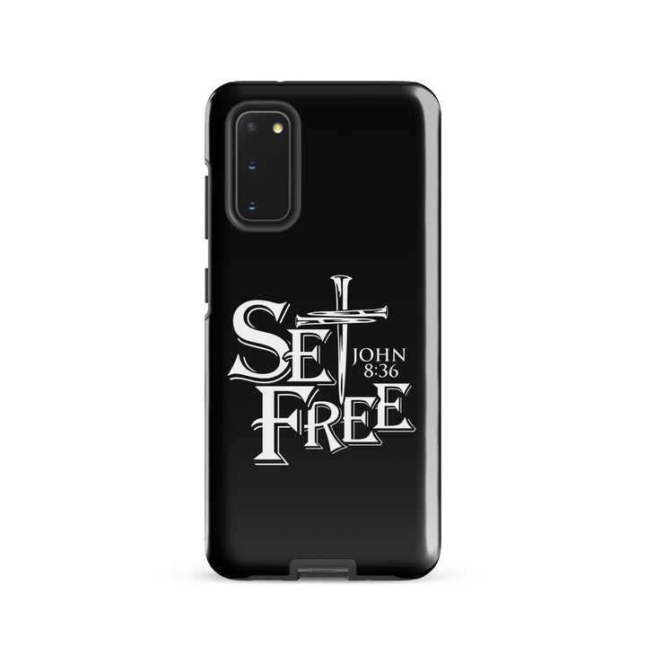 Christian Phone Case Set Free Black for Samsung® Samsung® Phone Cases Glossy Samsung Galaxy S20 