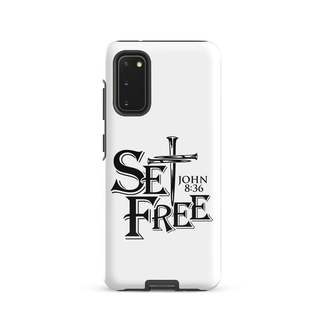 Christian Phone Case Set Free White for Samsung® Samsung® Phone Cases Glossy Samsung Galaxy S20 