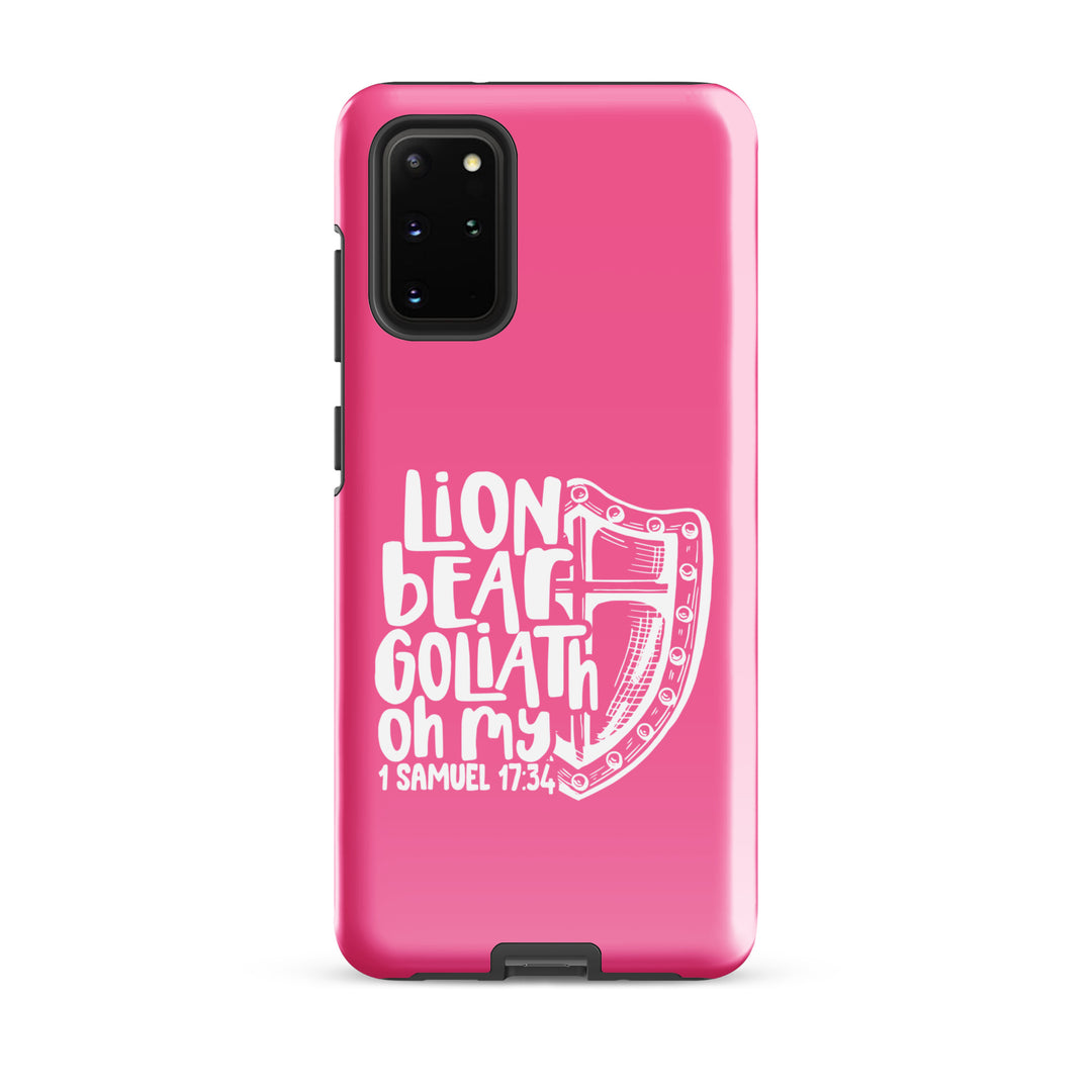 Christian Phone Case Lion Bear Goliath Oh My for Samsung® Samsung® Phone Cases Glossy Samsung Galaxy S20 Plus 