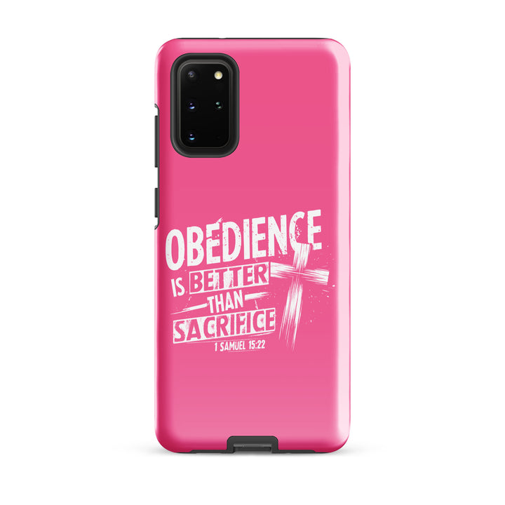 Christian Phone Case Obedience Is Better for Samsung® Samsung® Phone Cases Glossy Samsung Galaxy S20 Plus 