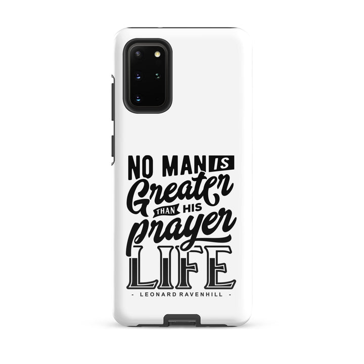 Christian Phone Case Prayer Life White for Samsung® Samsung® Phone Cases Glossy Samsung Galaxy S20 Plus 