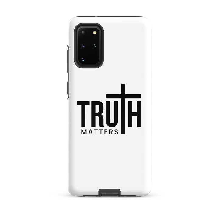 Christian Phone Case Truth Matters White for Samsung® Samsung® Phone Cases Glossy Samsung Galaxy S20 Plus 