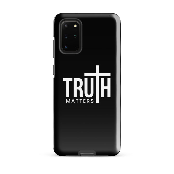 Christian Phone Case Truth Matters Black for Samsung® Samsung® Phone Cases Glossy Samsung Galaxy S20 Plus 