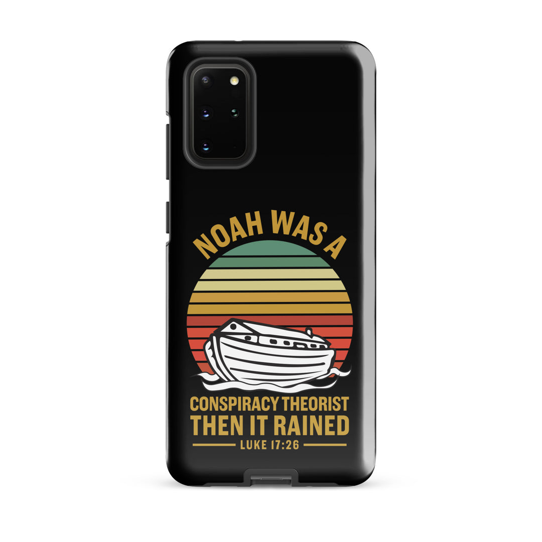 Christian Phone Case Noah Conspiracy Black for Samsung® Samsung® Phone Cases Glossy Samsung Galaxy S20 Plus 