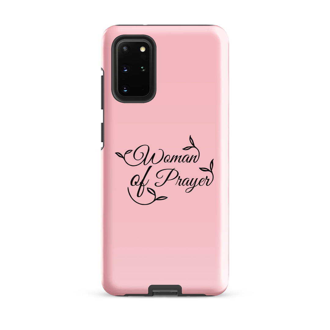 Christian Phone Case Woman of Prayer Pink for Samsung® Samsung® Phone Cases Glossy Samsung Galaxy S20 Plus 