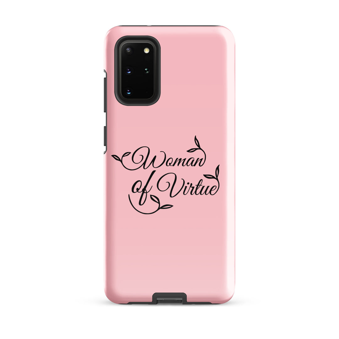 Christian Phone Case Woman of Virtue Pink for Samsung® Samsung® Phone Cases Glossy Samsung Galaxy S20 Plus 