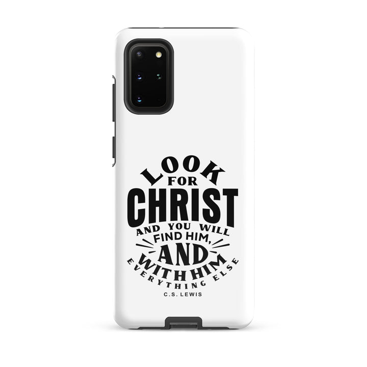 Christian Phone Case Look For Christ White for Samsung® Samsung® Phone Cases Glossy Samsung Galaxy S20 Plus 