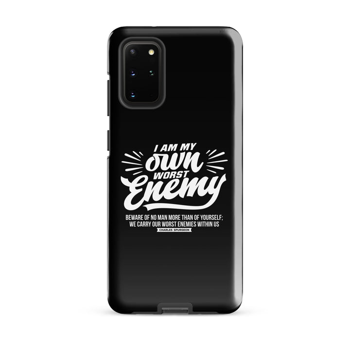 Christian Phone Case Worst Enemy Black for Samsung® Samsung® Phone Cases Glossy Samsung Galaxy S20 Plus 