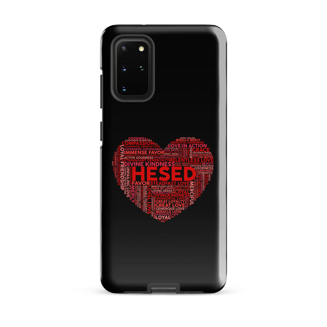 Christian Phone Case Hesed Heart Black for Samsung® Samsung® Phone Cases Glossy Samsung Galaxy S20 Plus 