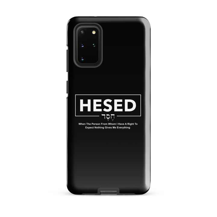 Christian Phone Case Hesed Everything Black for Samsung® Samsung® Phone Cases Glossy Samsung Galaxy S20 Plus 