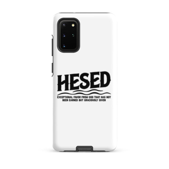 Christian Phone Case Hesed Exceptional Favor White for Samsung® Samsung® Phone Cases Glossy Samsung Galaxy S20 Plus 