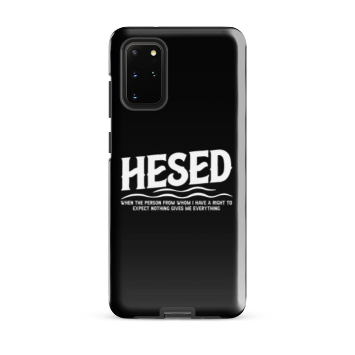 Christian Phone Case Hesed Everything Black  for Samsung® Samsung® Phone Cases Glossy Samsung Galaxy S20 Plus 