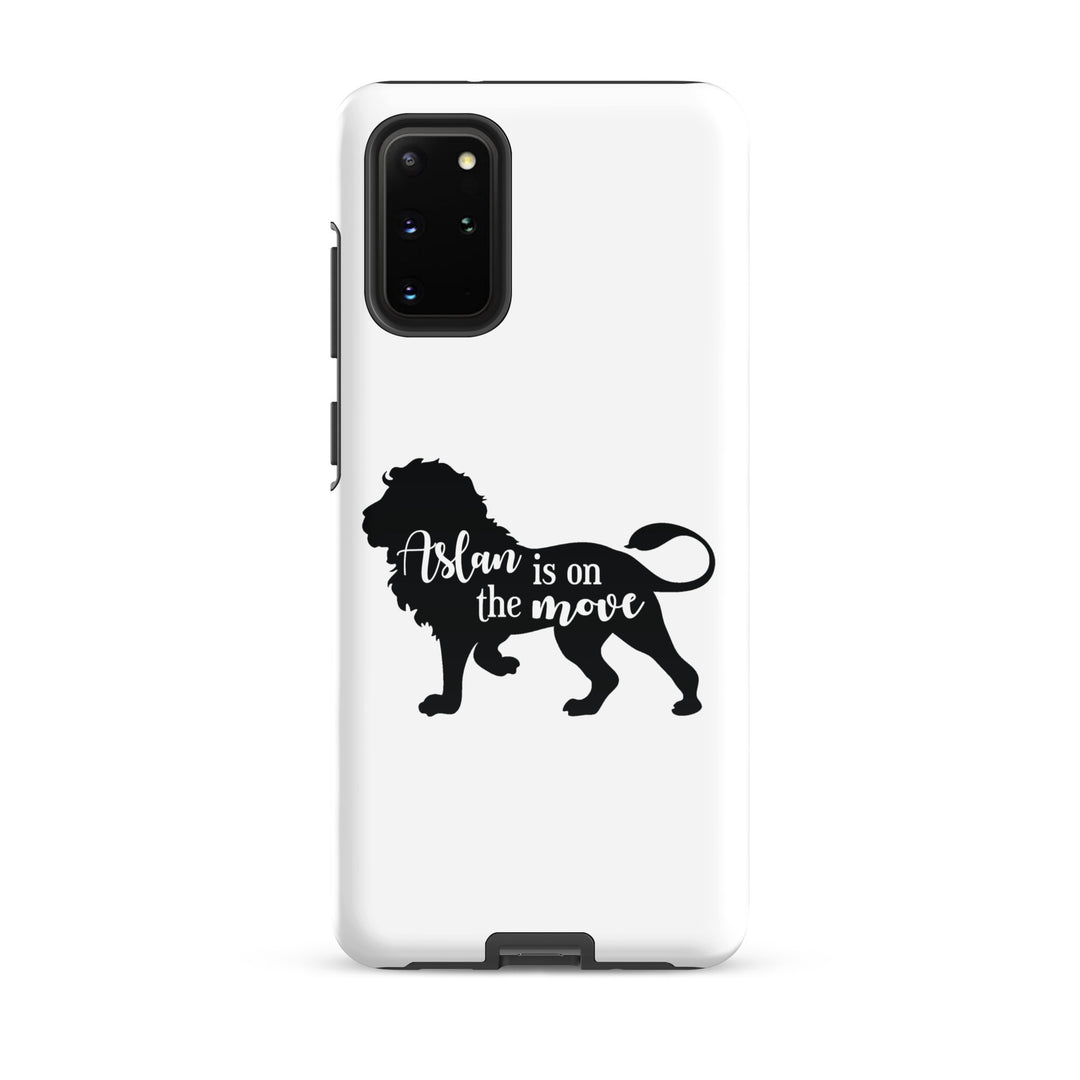 Christian Phone Case Aslan Is On The Move White for Samsung® Samsung® Phone Cases Glossy Samsung Galaxy S20 Plus 