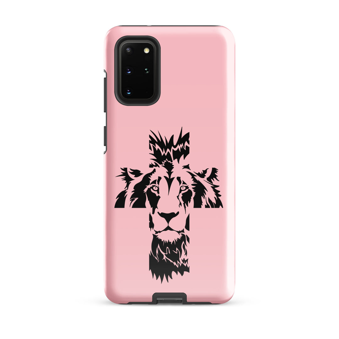 Christian Phone Case Aslan Cross Pink for Samsung® Samsung® Phone Cases Glossy Samsung Galaxy S20 Plus 