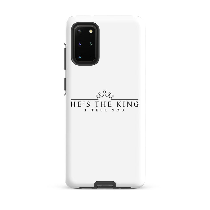 Christian Phone Case He's The King White for Samsung® Samsung® Phone Cases Glossy Samsung Galaxy S20 Plus 