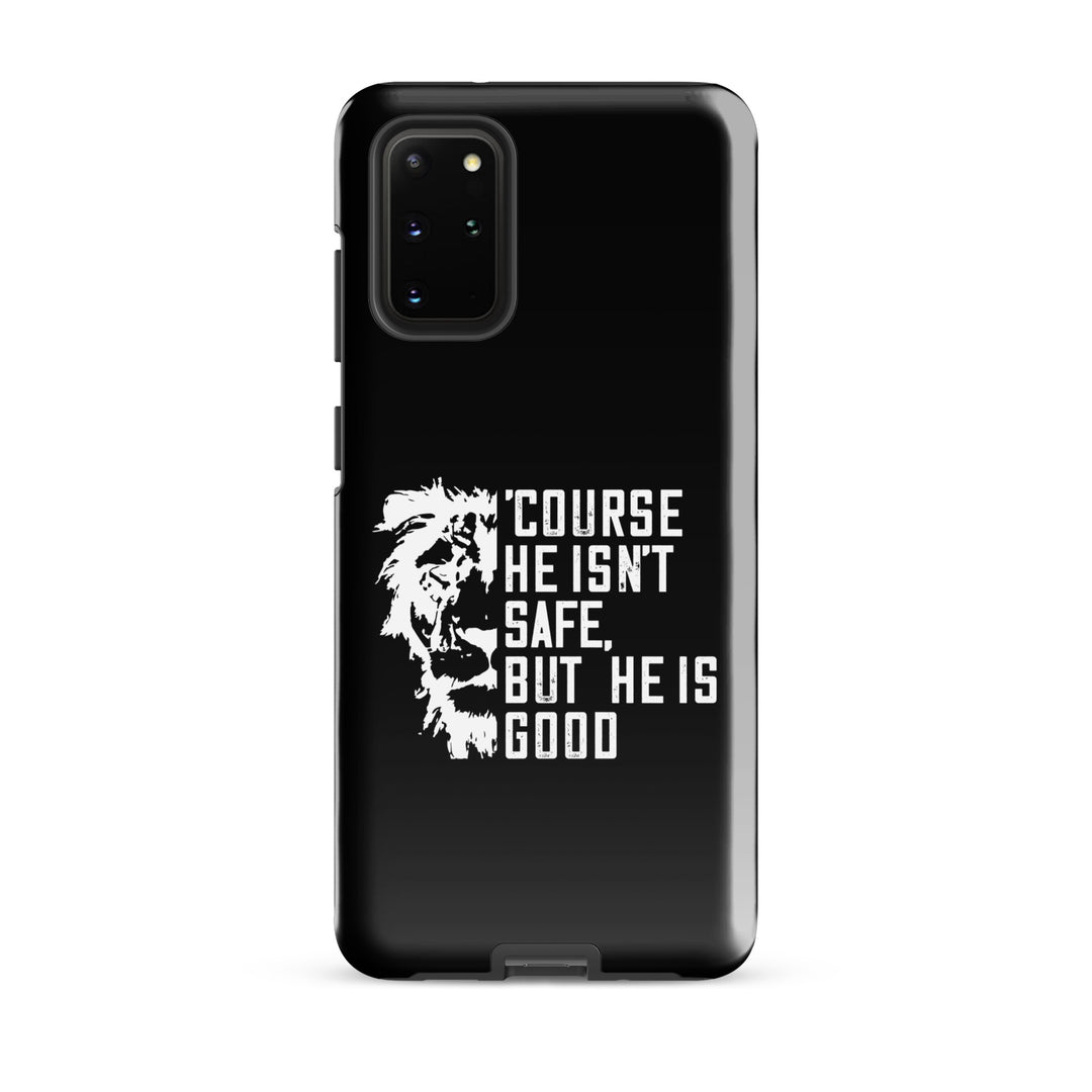 Christian Phone Case Christian Phone 'Course He Isn't Safe Black for Samsung® Samsung® Phone Cases Glossy Samsung Galaxy S20 Plus 