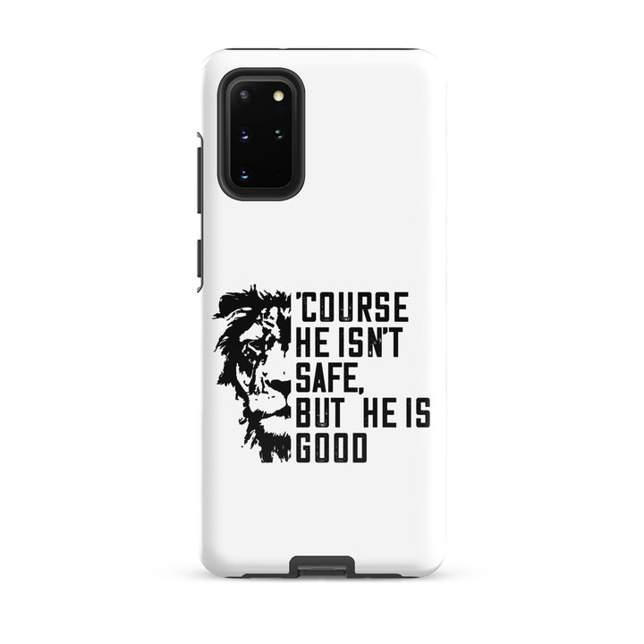 Christian Phone Case 'Course He Isn't Safe White for Samsung® Samsung® Phone Cases Glossy Samsung Galaxy S20 Plus 