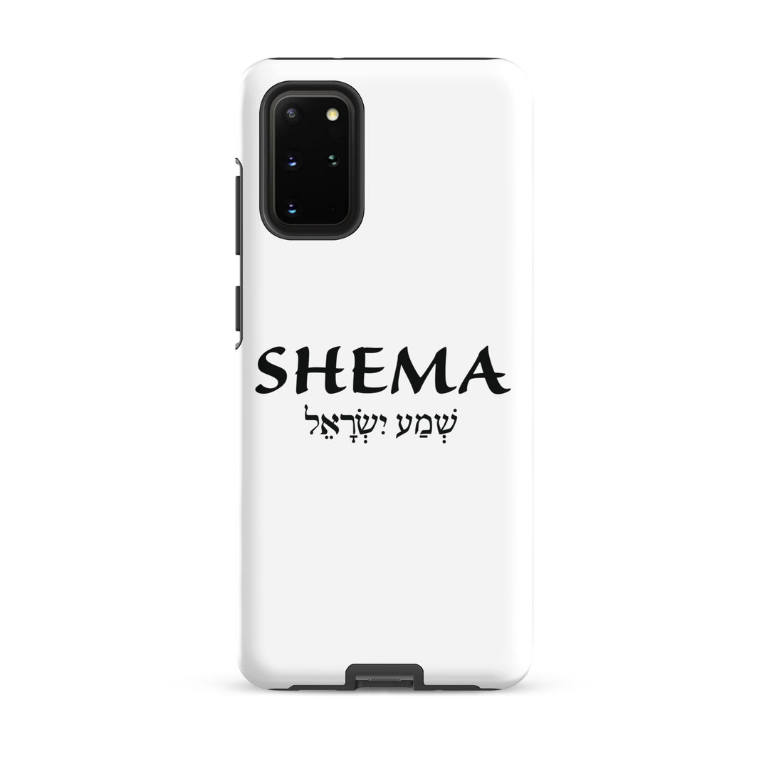 Christian Phone Case Shema Hebrew White for Samsung® Samsung® Phone Cases Glossy Samsung Galaxy S20 Plus 