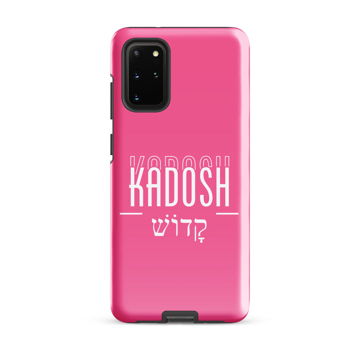 Christian Phone Case Kadosh Hebrew Pink for Samsung® Samsung® Phone Cases Glossy Samsung Galaxy S20 Plus 