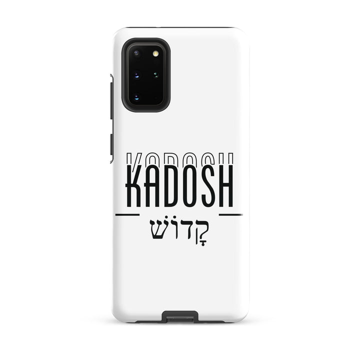 Christian Phone Case Kadosh Hebrew White for Samsung® Samsung® Phone Cases Glossy Samsung Galaxy S20 Plus 