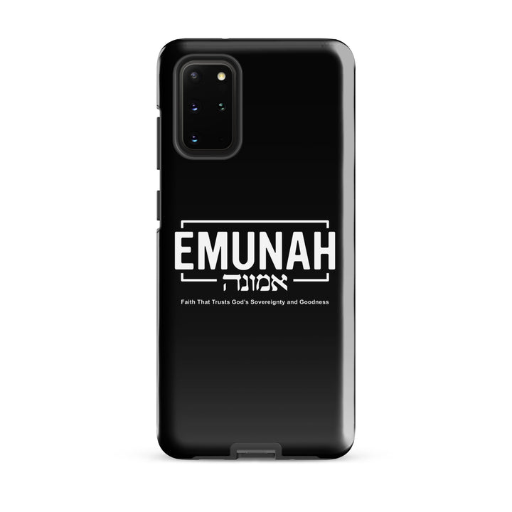 Christian Phone Case Emunah Faith That Trusts for Samsung® Samsung® Phone Cases Glossy Samsung Galaxy S20 Plus 