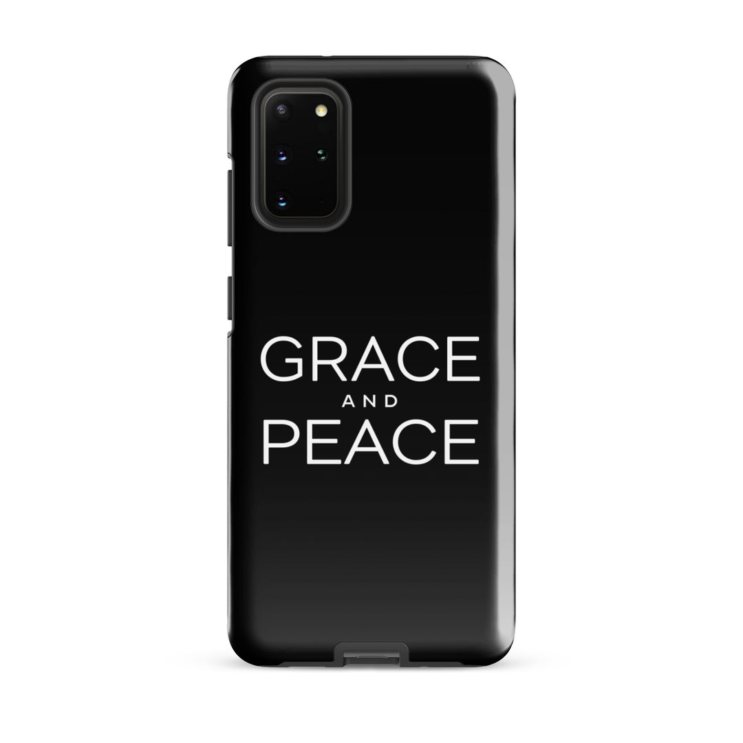 Christian Phone Case Grace and Peace Black for Samsung® Samsung® Phone Cases Glossy Samsung Galaxy S20 Plus 