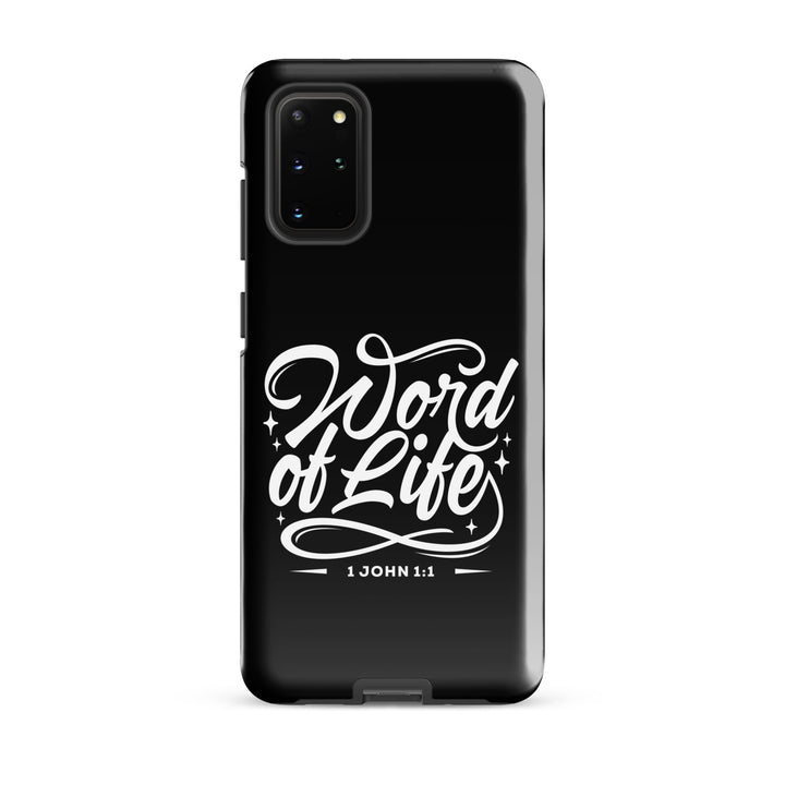 Christian Phone Case Word of Life Black for Samsung® Samsung® Phone Cases Glossy Samsung Galaxy S20 Plus 