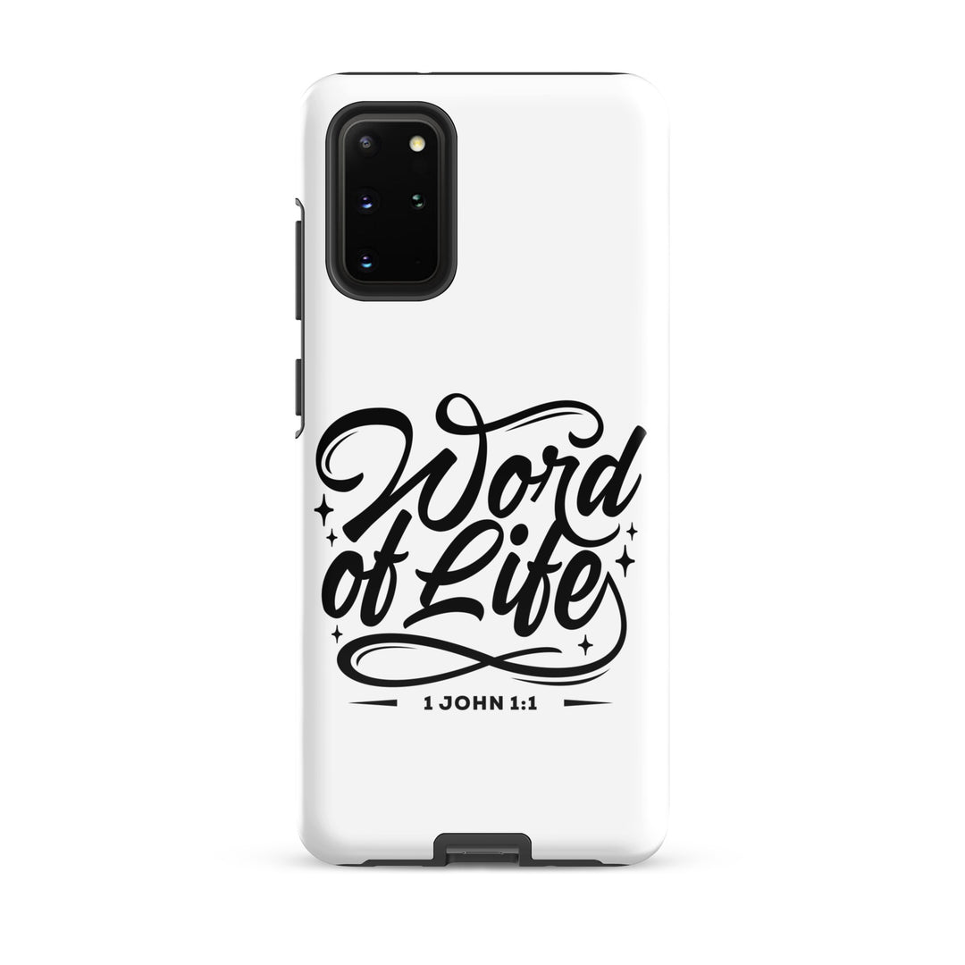 Christian Phone Case Word of Life White for Samsung® Samsung® Phone Cases Glossy Samsung Galaxy S20 Plus 