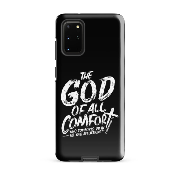 Christian Phone Case God of All Comfort Black for Samsung® Samsung® Phone Cases Glossy Samsung Galaxy S20 Plus 