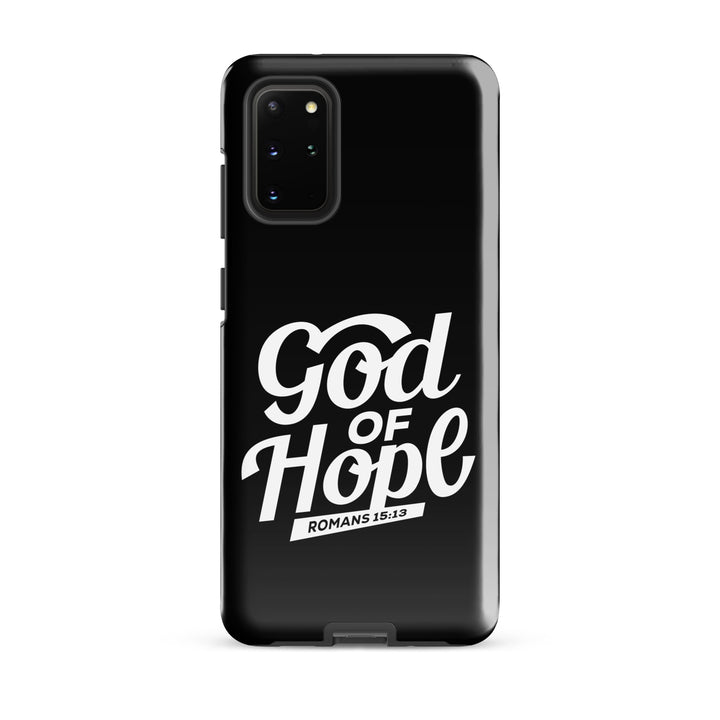 Christian Phone Case God of Hope Black for Samsung® Samsung® Phone Cases Glossy Samsung Galaxy S20 Plus 