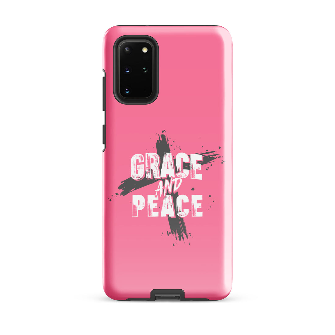 Christian Phone Case Grace and Peace Pink for Samsung® Samsung® Phone Cases Glossy Samsung Galaxy S20 Plus 