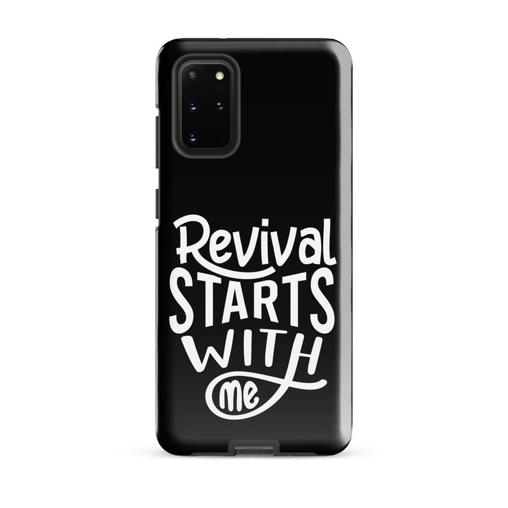 Christian Phone Case Revival Starts With Me Black for Samsung® Samsung® Phone Cases Glossy Samsung Galaxy S20 Plus 