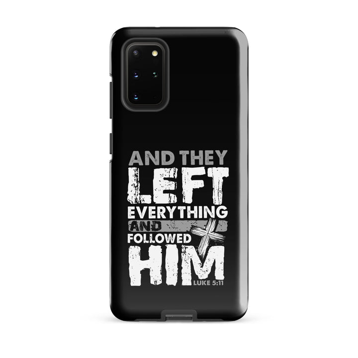 Christian Phone Case Left Everything Cross Black for Samsung® Samsung® Phone Cases Glossy Samsung Galaxy S20 Plus 