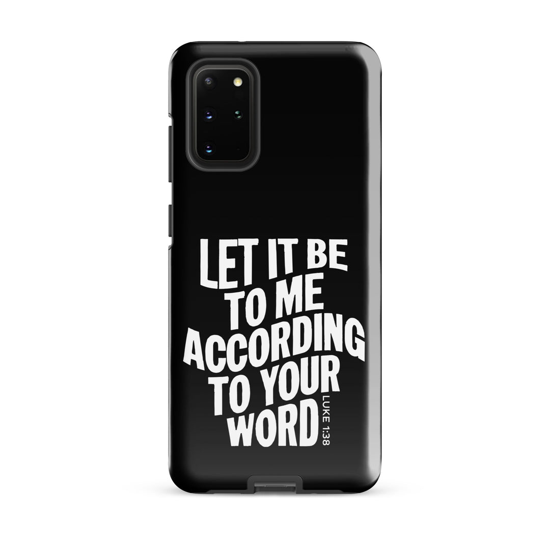 Christian Phone Case According To Your Word Black for Samsung® Samsung® Phone Cases Glossy Samsung Galaxy S20 Plus 