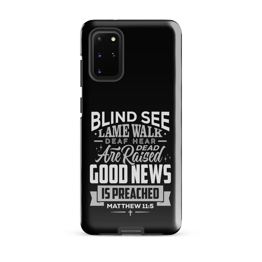 Christian Phone Case Go and Tell John Black for Samsung® Samsung® Phone Cases Glossy Samsung Galaxy S20 Plus 