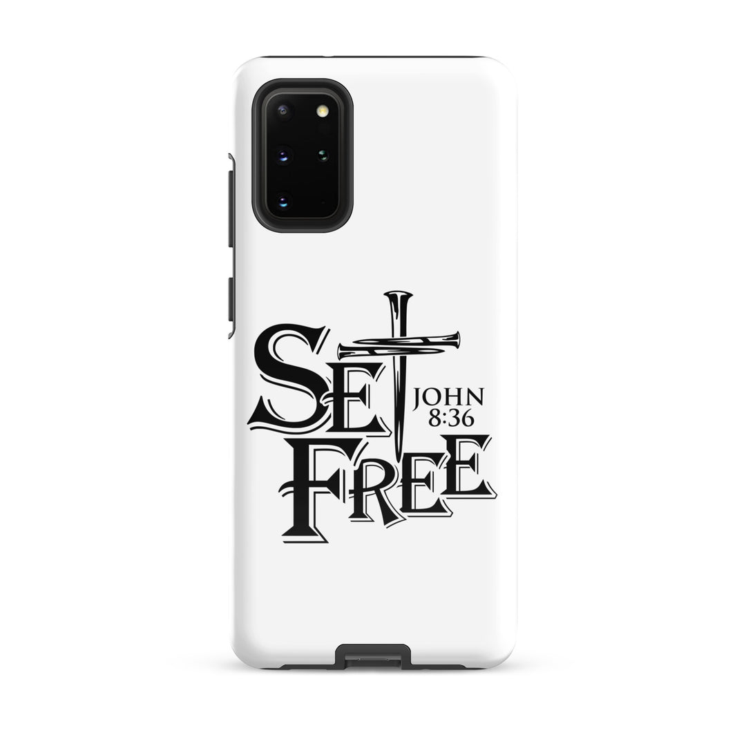 Christian Phone Case Set Free White for Samsung® Samsung® Phone Cases Glossy Samsung Galaxy S20 Plus 