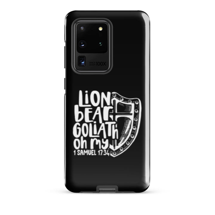 Christian Phone Case Lion Bear Goliath Oh My for Samsung® Samsung® Phone Cases Glossy Samsung Galaxy S20 Ultra 