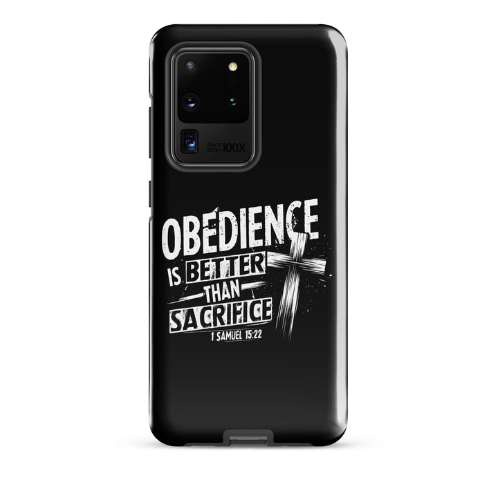 Christian Phone Case Obedience Is Better for Samsung® Samsung® Phone Cases Glossy Samsung Galaxy S20 Ultra 