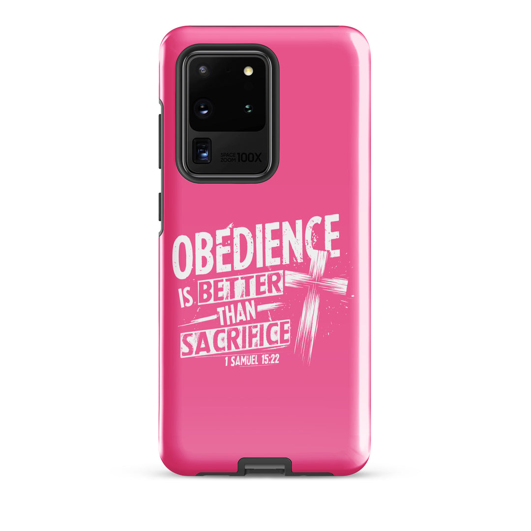 Christian Phone Case Obedience Is Better for Samsung® Samsung® Phone Cases Glossy Samsung Galaxy S20 Ultra 