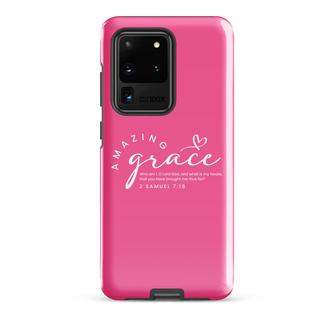 Christian Phone Case Amazing Grace Pink for Samsung® Samsung® Phone Cases Glossy Samsung Galaxy S20 Ultra 