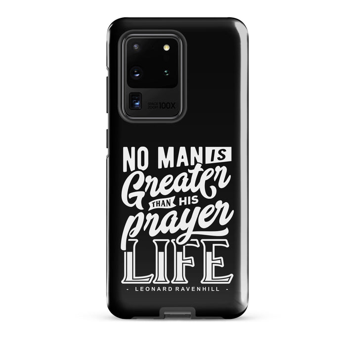 Christian Phone Case Prayer Life Black for Samsung® Samsung® Phone Cases Glossy Samsung Galaxy S20 Ultra 