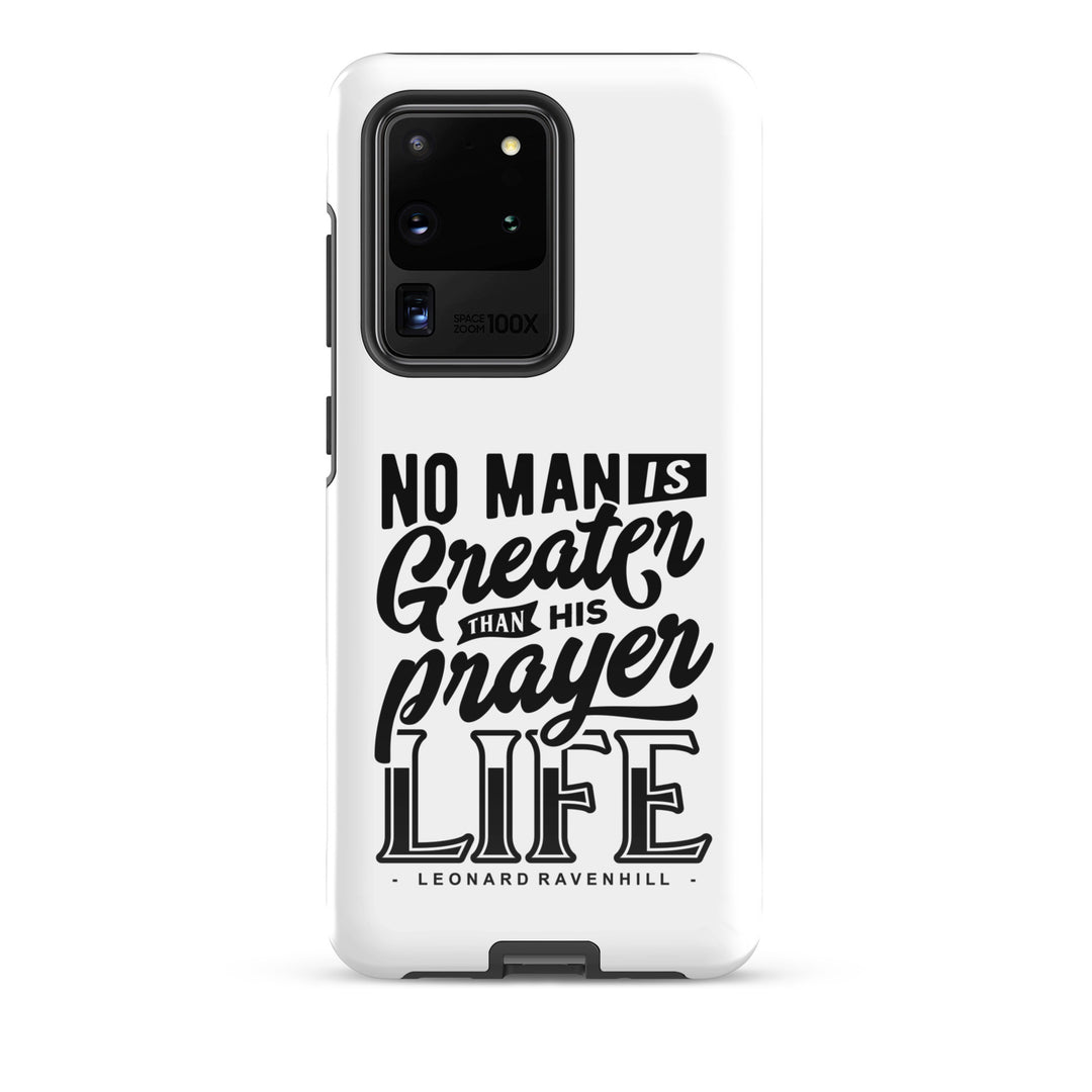 Christian Phone Case Prayer Life White for Samsung® Samsung® Phone Cases Glossy Samsung Galaxy S20 Ultra 