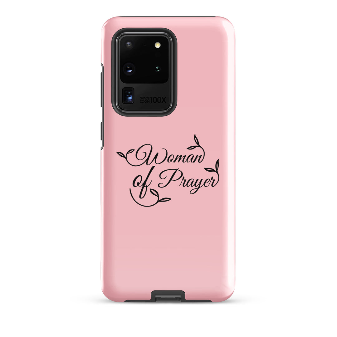 Christian Phone Case Woman of Prayer Pink for Samsung® Samsung® Phone Cases Glossy Samsung Galaxy S20 Ultra 