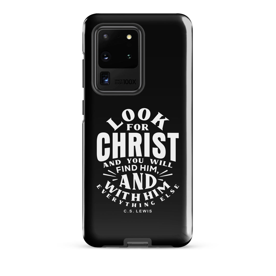 Christian Phone Case Look For Christ Black for Samsung® Samsung® Phone Cases Glossy Samsung Galaxy S20 Ultra 