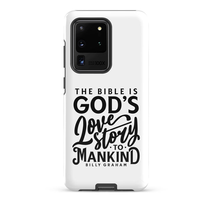 Christian Phone Case God's Love Story White for Samsung® Samsung® Phone Cases Glossy Samsung Galaxy S20 Ultra 