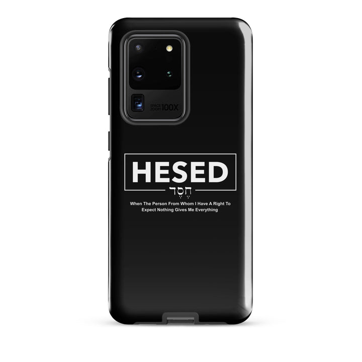 Christian Phone Case Hesed Everything Black for Samsung® Samsung® Phone Cases Glossy Samsung Galaxy S20 Ultra 