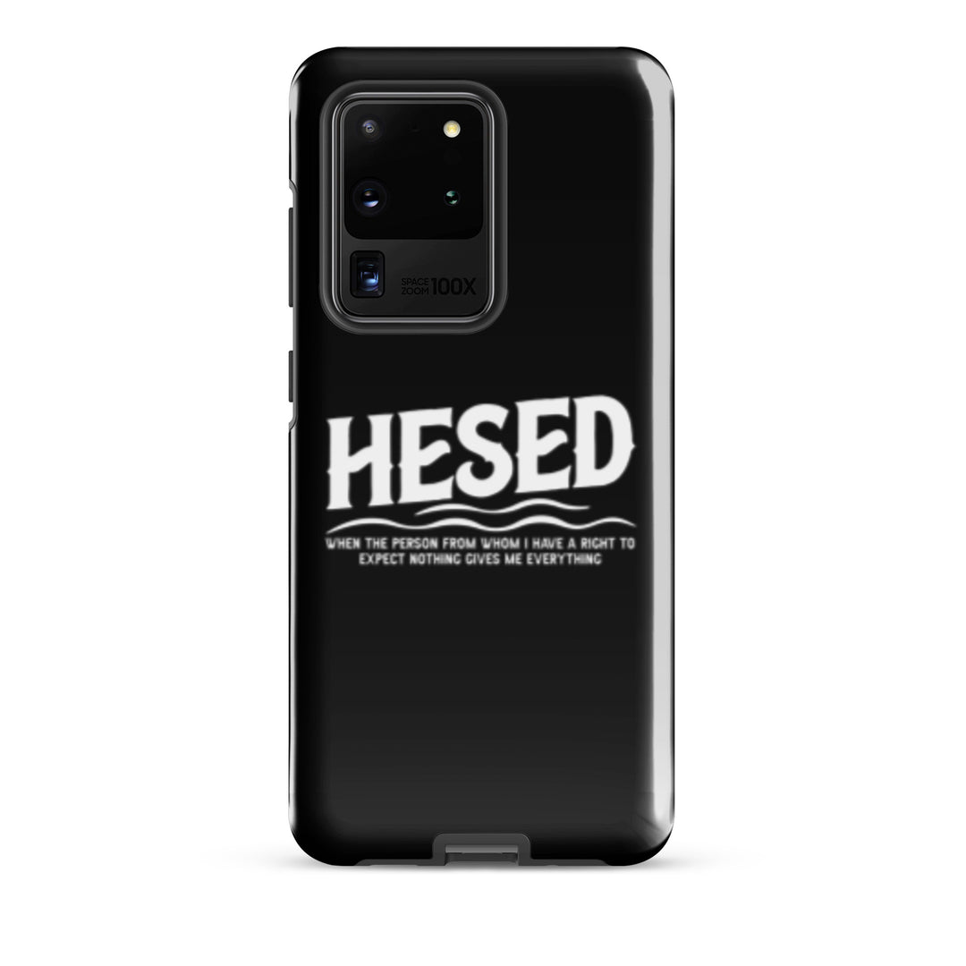 Christian Phone Case Hesed Everything Black  for Samsung® Samsung® Phone Cases Glossy Samsung Galaxy S20 Ultra 