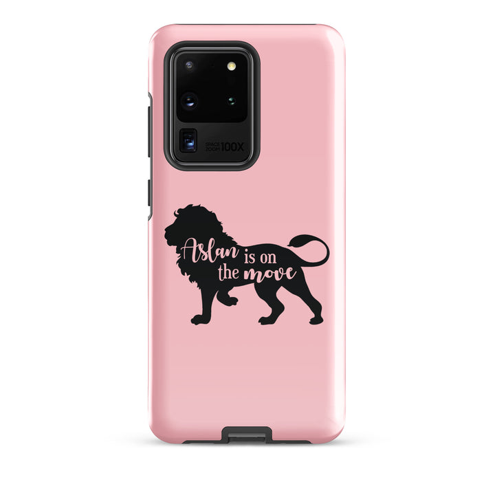 Christian Phone Case Aslan Is On The Move Pink for Samsung® Samsung® Phone Cases Glossy Samsung Galaxy S20 Ultra 