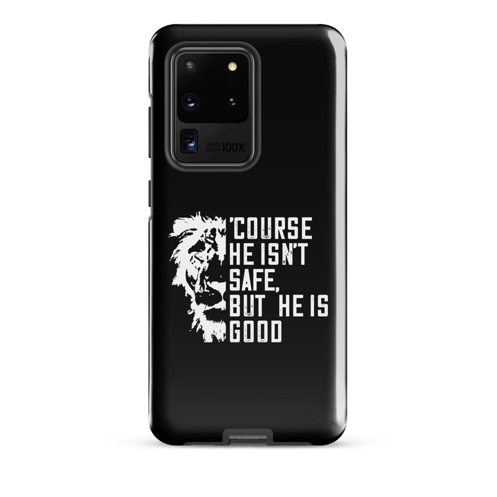 Christian Phone Case Christian Phone 'Course He Isn't Safe Black for Samsung® Samsung® Phone Cases Glossy Samsung Galaxy S20 Ultra 