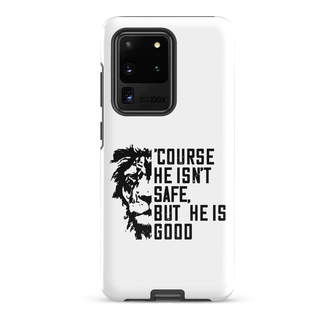 Christian Phone Case 'Course He Isn't Safe White for Samsung® Samsung® Phone Cases Glossy Samsung Galaxy S20 Ultra 